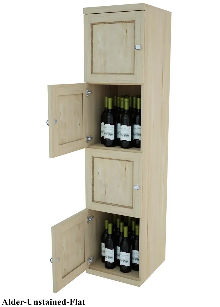 Vinostor 4 Locking Wine Storage Locker - 57 5/8