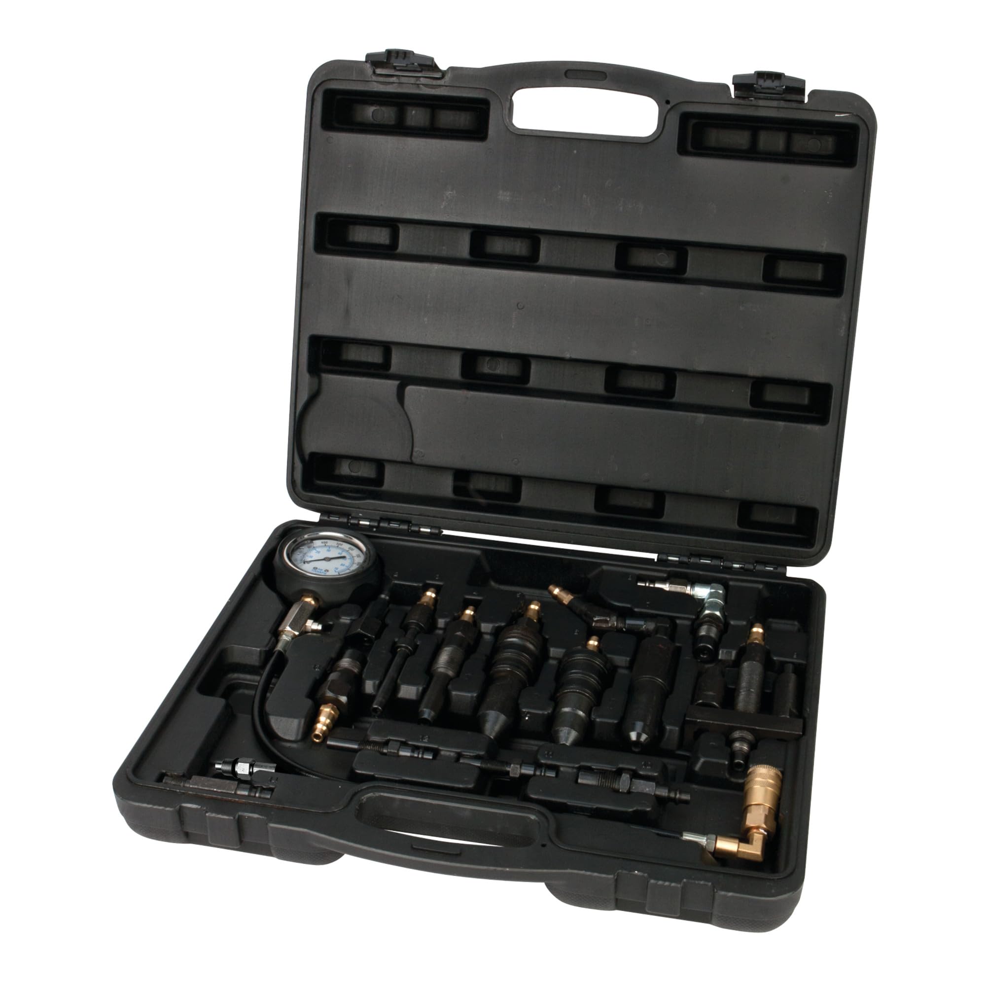 Diesel Compression Tester Kit W89735 - Professional Heavy Duty Engine Diagnostic Tool for Trucks, Tractors & Large Vehicles | Includes Durable Organizer Case | Perfect for Mechanics & DIY Auto Repair