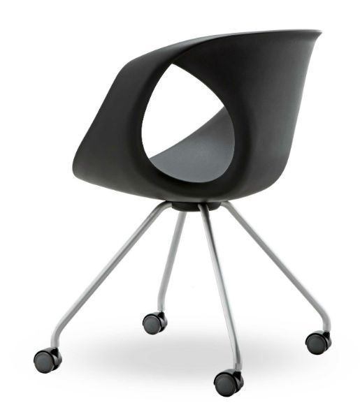 Tonon Up Soft Touch Chair with Caster Base - Ergonomic Office Chair for Home & Work, Model 907.61 - Perfect for Desks, Conference Rooms & Workspaces