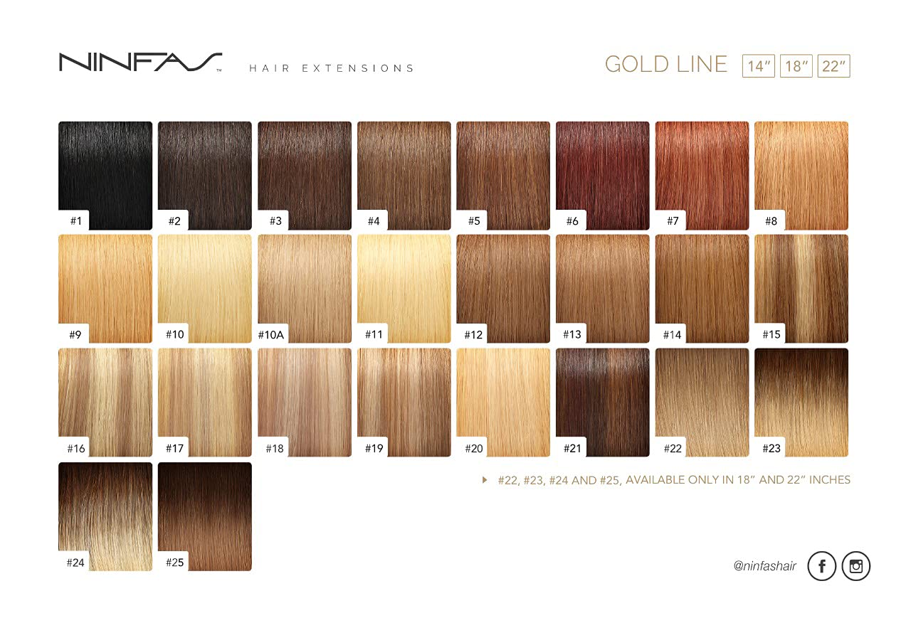 NINFAS 100% Virgin Cuticle Remy Human Hair Tape-In Extensions - Gold Line, #8 Light Golden Blonde, 22 Inch, 20 Pieces | Seamless Blending for Volume & Length | Perfect for Weddings, Parties & Daily Styling