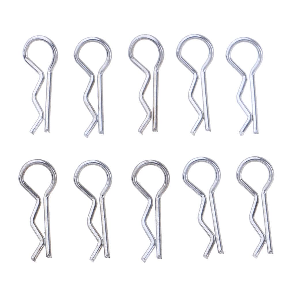 10PCS RC Car Body Shell Clip Pins for K969 K979 1:28 Scale RC Cars - Durable Replacement Parts for Off-Road Racing & Drifting Accessories
