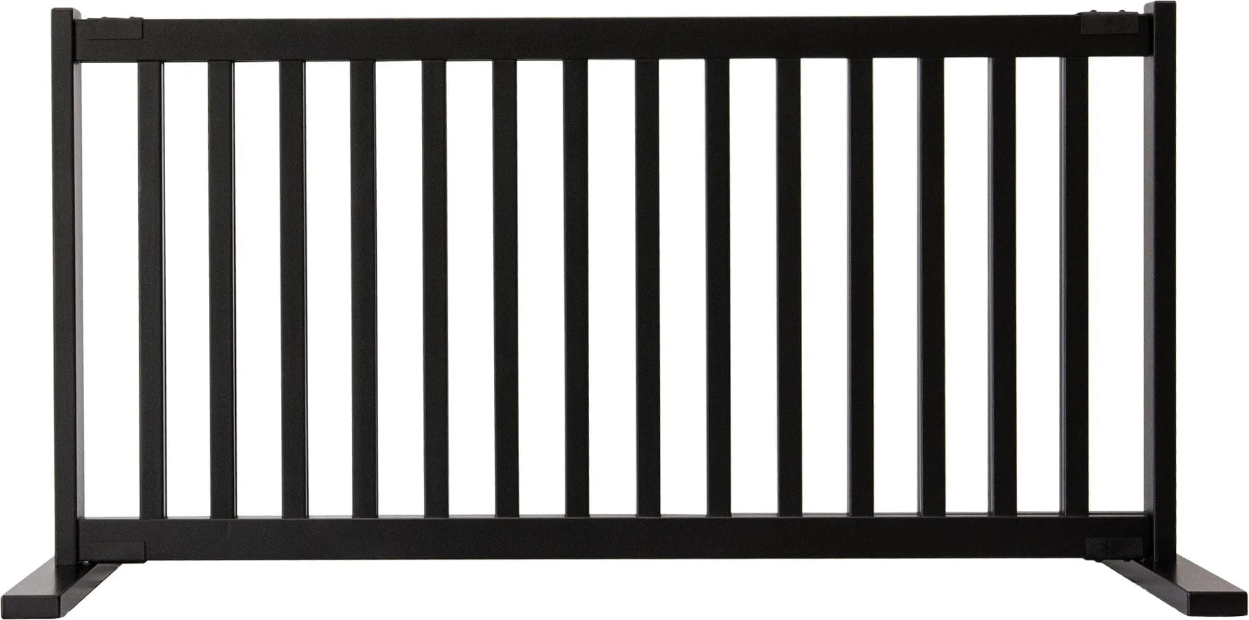 AmishCraft Straight Gate - Durable Wooden Fence Gate in 4 Colors (Brown, White, Black, Gray) - Perfect for Backyard, Garden, and Farm Fencing