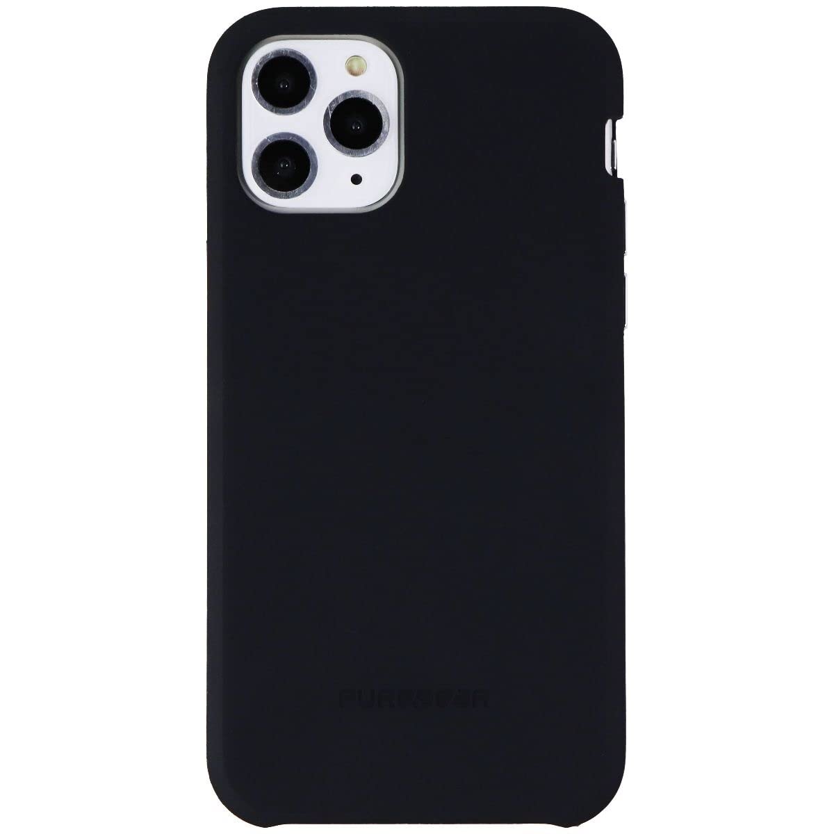PureGear SoftTek Protective Case with Tempered Glass Screen Protector for iPhone 11 Pro - Slim Fit Shockproof Cover (Black) | Perfect for Everyday Use, Work & Travel Protection