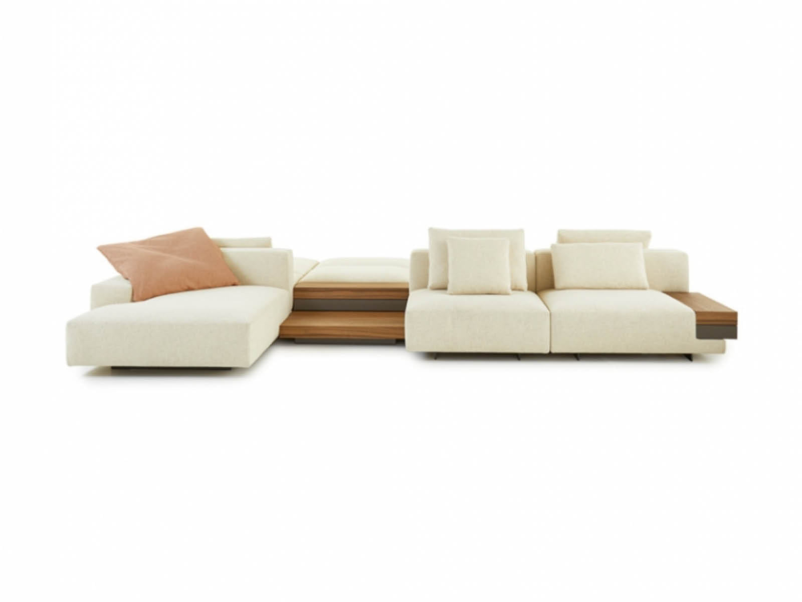 Marteen Modular Sofa - Customizable Sectional Couch for Living Room, Home Theater & Office - Modern L-Shaped Sofa with Reversible Chaise & Washable Covers