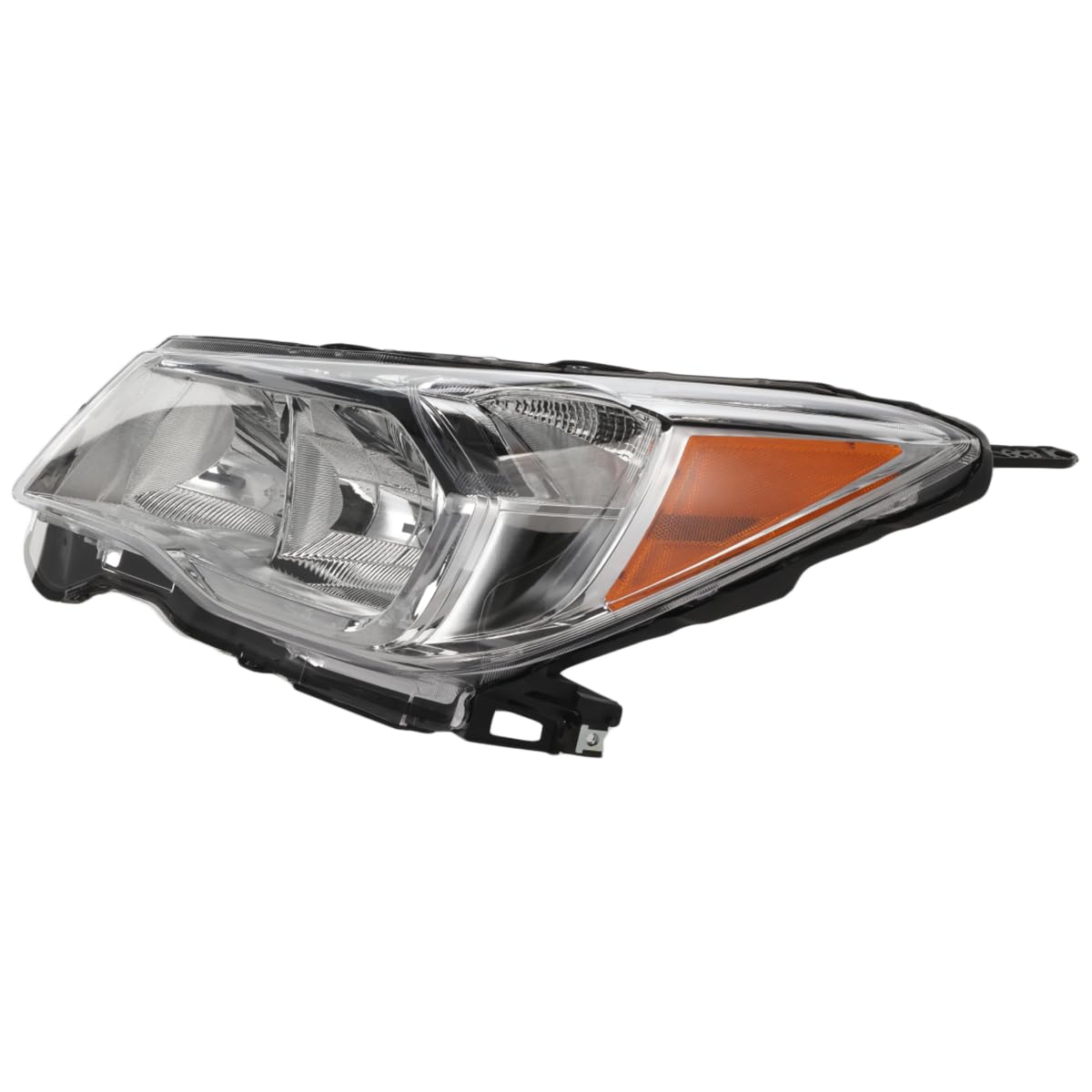 2014-2016 Subaru Forester Left Headlight Assembly with Chrome Bezel - Halogen Compatible for 2.5L Engine | CAPA Certified | Perfect for Night Driving & Off-Road Adventures