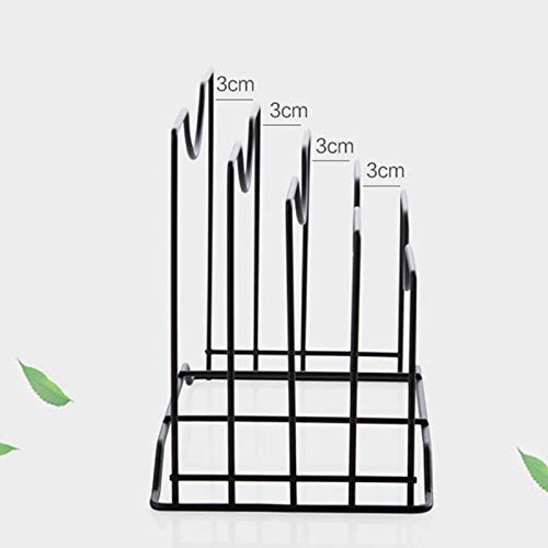 Stainless Steel Kitchen Shelf Pan Rack - Cutting Board Holder & Pot Lid Organizer Stand with Tapas Cover - Space Saving Storage for Pots, Pans, Dishes - Perfect for Small Kitchens, Restaurants & Food Service Areas
