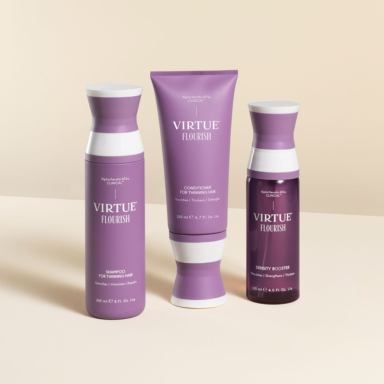 Flourish Nightly Intensive Hair Rejuvenation Treatment - 90 Day Supply for Thicker, Healthier Hair | Perfect for Damaged Hair Repair & Overnight Hydration