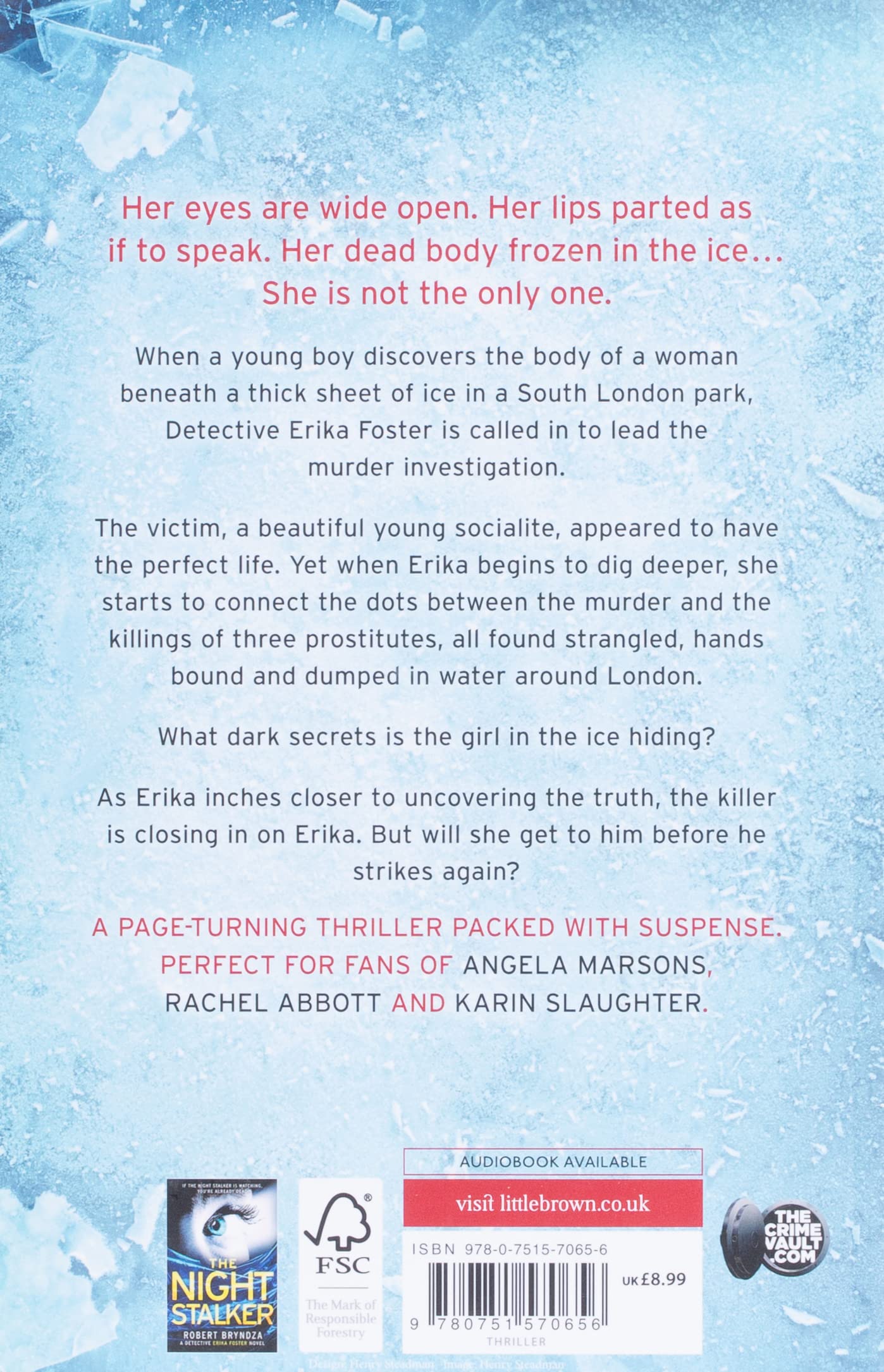 The Girl in the Ice: A Gripping Crime Thriller Novel - Perfect for Mystery Lovers & Book Club Discussions