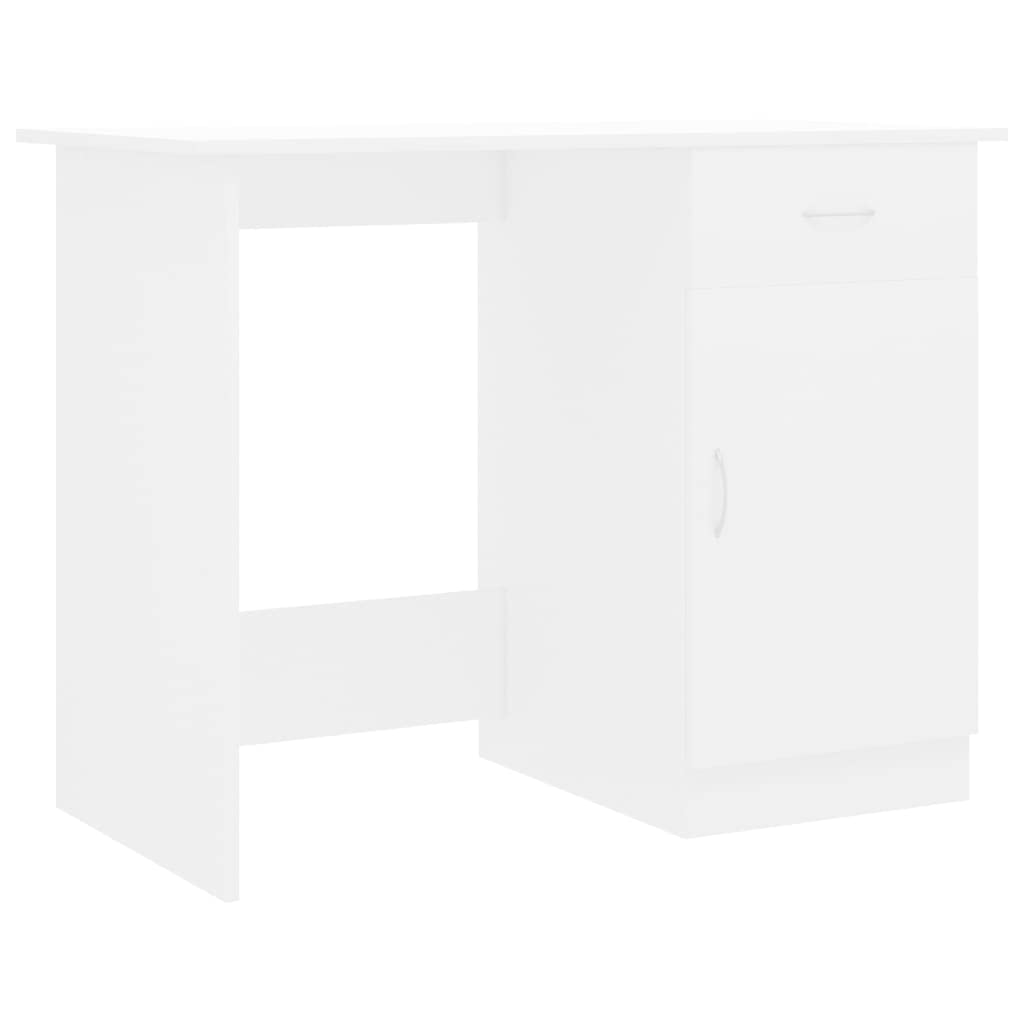 White Modern Computer Desk 39.4