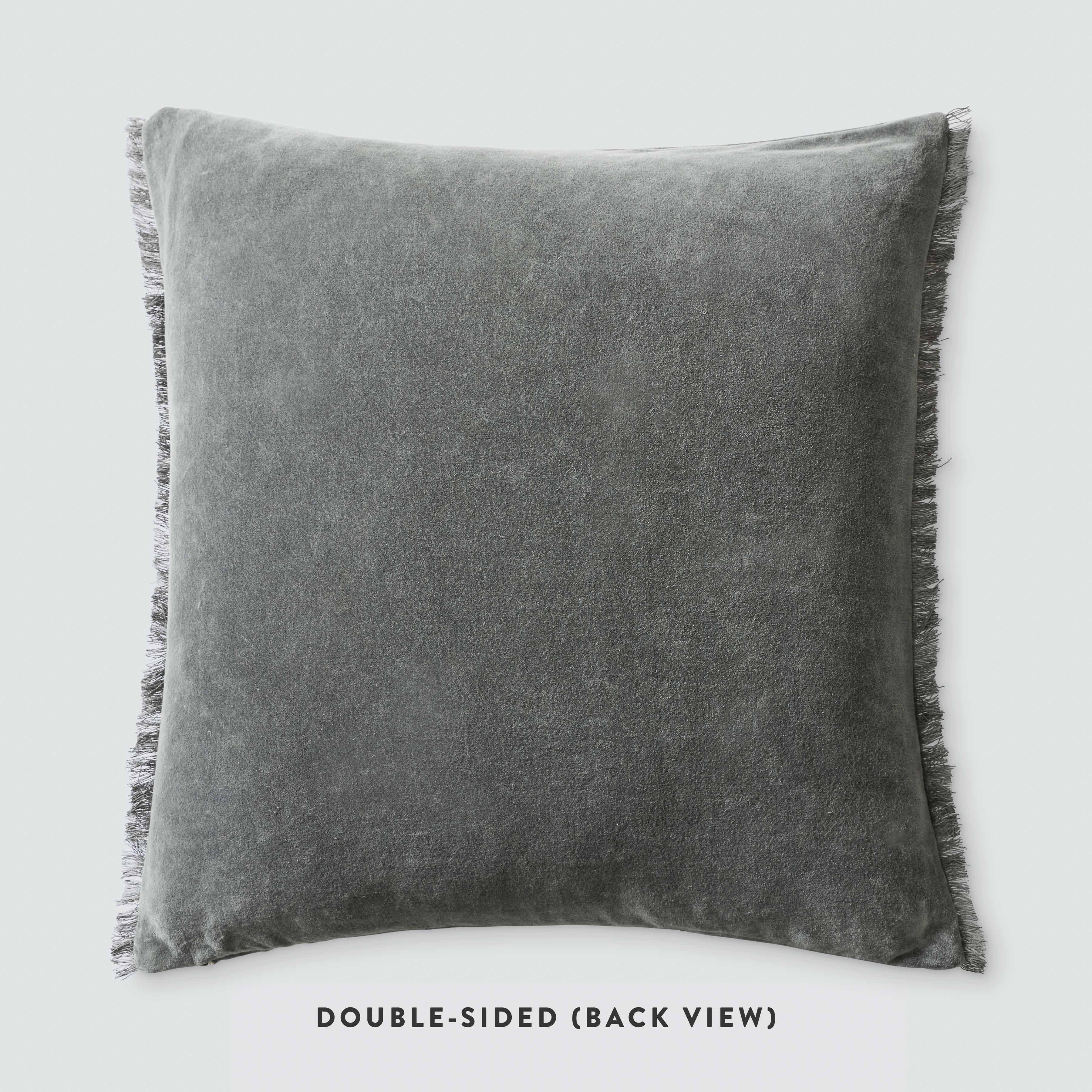 Luxury Velvet Throw Pillow Covers - Soft Decorative Cushion for Sofa, Bed & Home Decor - Elegant Living Room & Bedroom Accent - Set of 2 (18x18 Inches)
