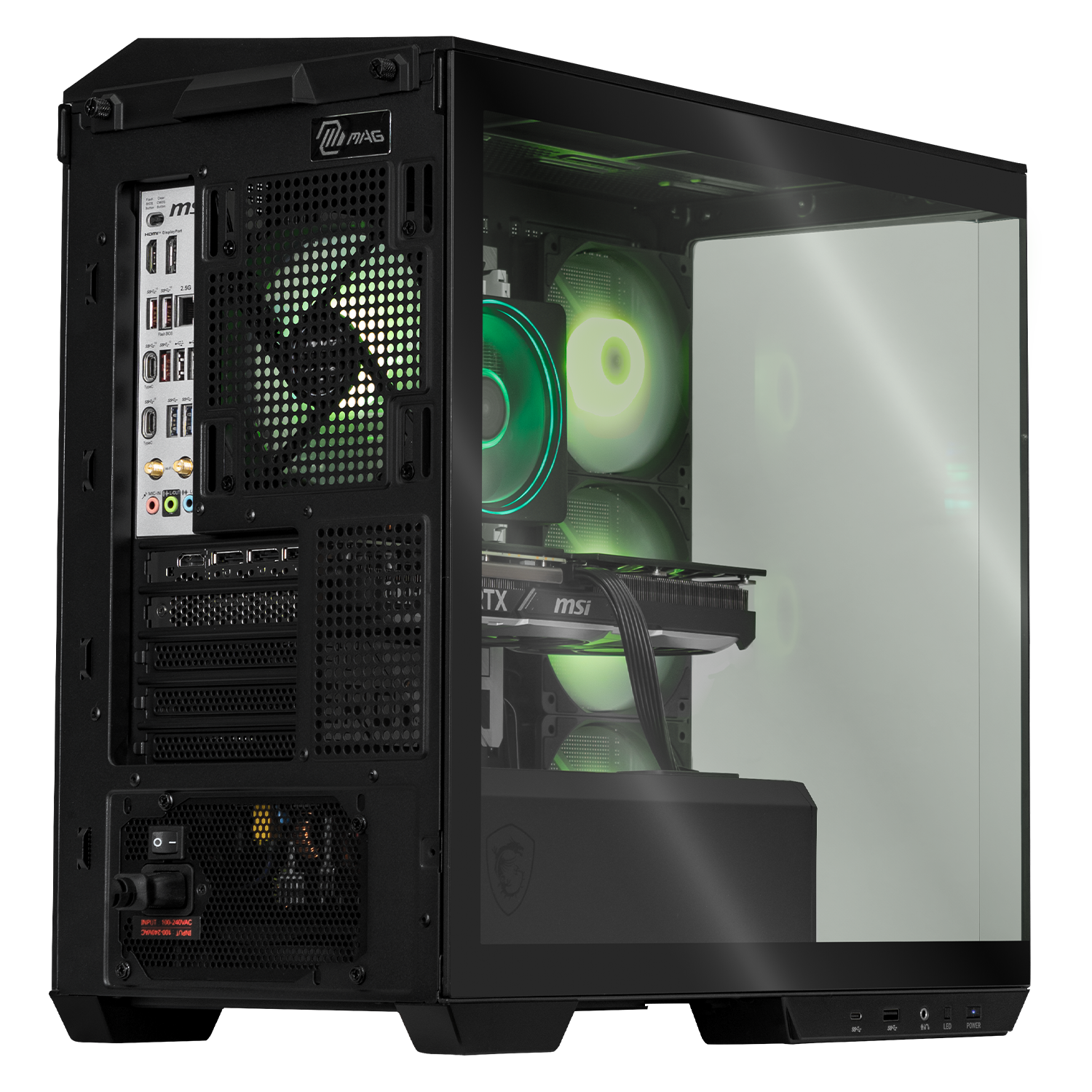 Xtreme PC Gaming Desktop - MSI Geforce RTX 4070 Super, AMD Ryzen 9 7900, 64GB DDR5 RAM, 2TB SSD, WiFi, Black | High-Performance Gaming & Streaming PC for 4K Gaming, VR, and Content Creation