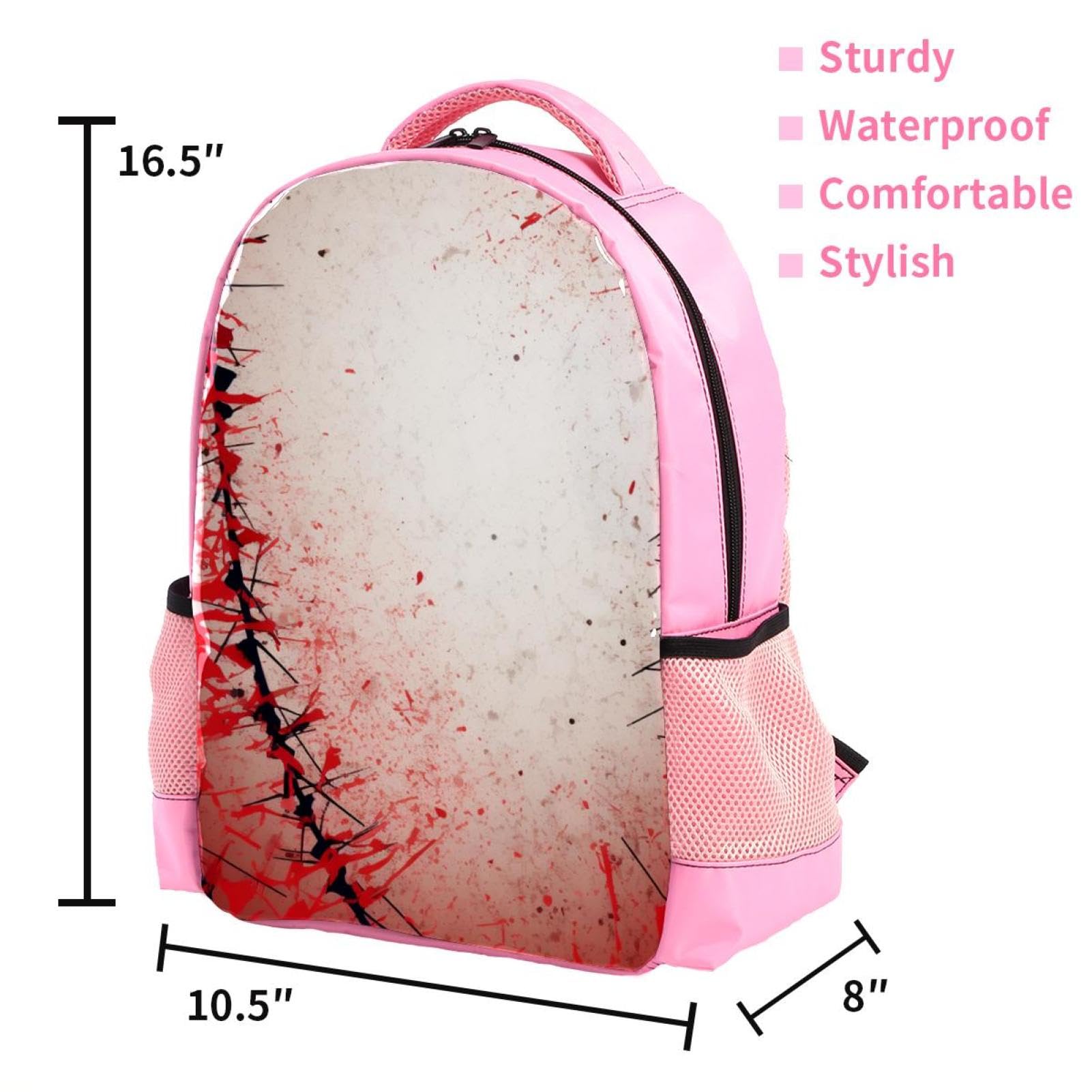 Durable Travel Backpack for Men & Women - Waterproof Baseball Texture Backpack for Hiking, Commuting & Outdoor Adventures