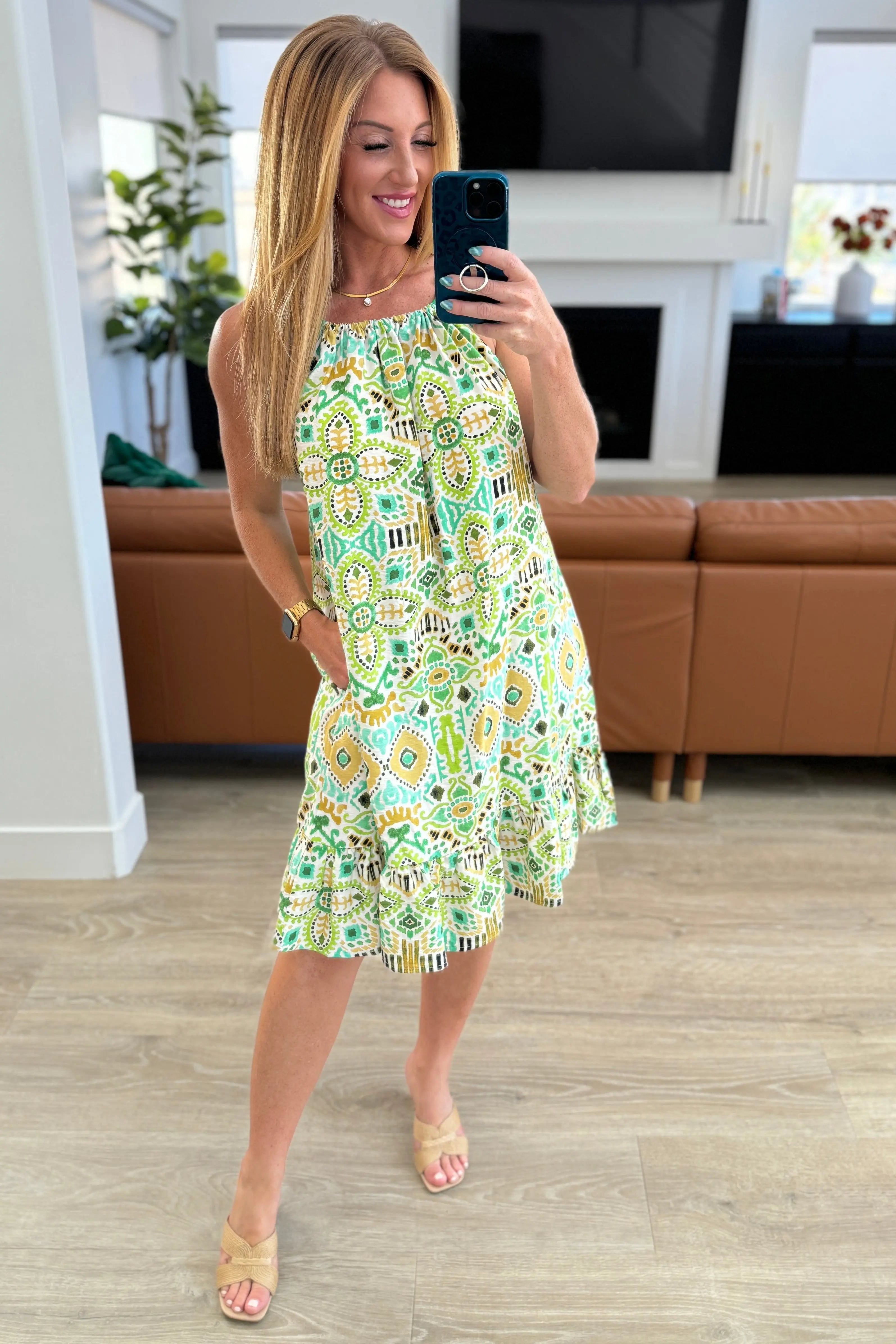 Trendy Lime Green Tank Dress for Women | Casual Summer Sleeveless Dress | Perfect for Beach Outings, Music Festivals & Date Nights