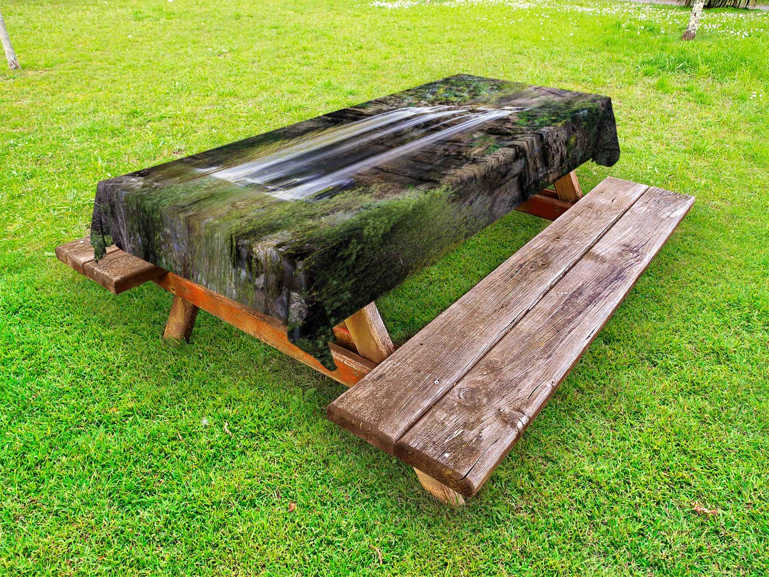 Ambesonne Waterproof Outdoor Tablecloth - 58