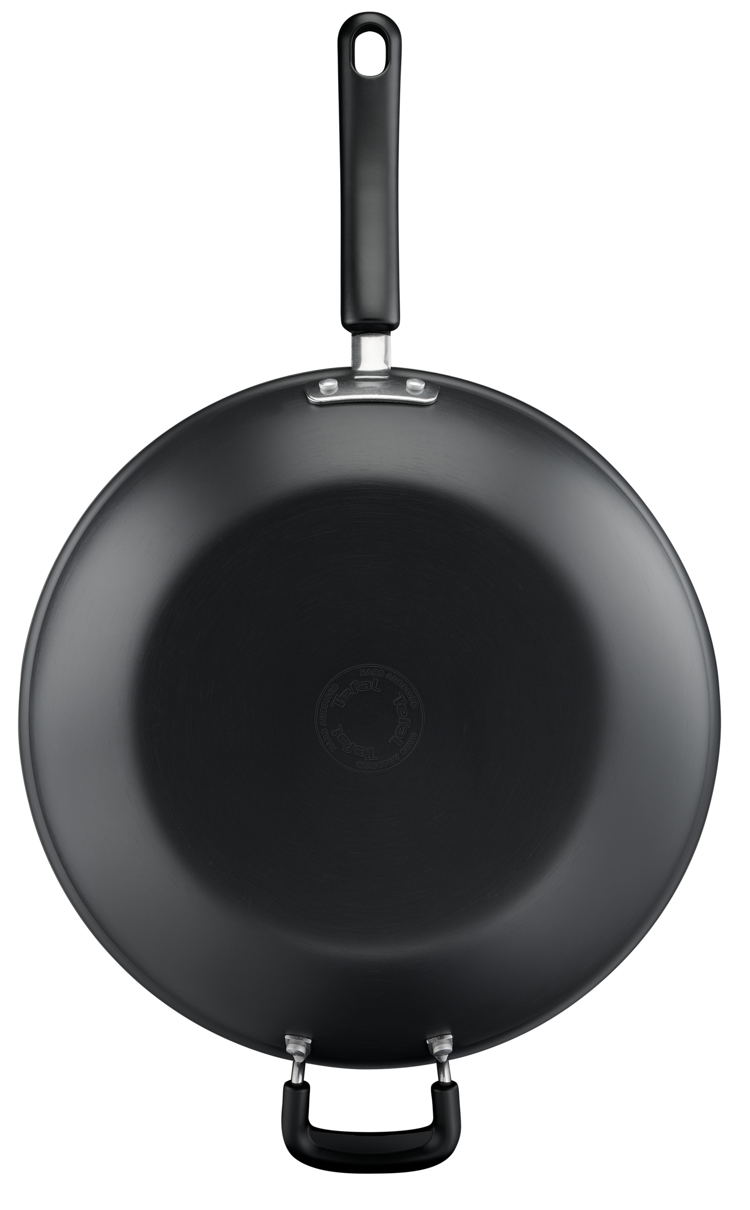 Tefal 32cm Hard Anodized Non-Stick Wok with Lid - Professional-Grade Cookware for Stir-Frying, Sautéing & Deep Frying - Perfect for Asian Cuisine & Home Cooking