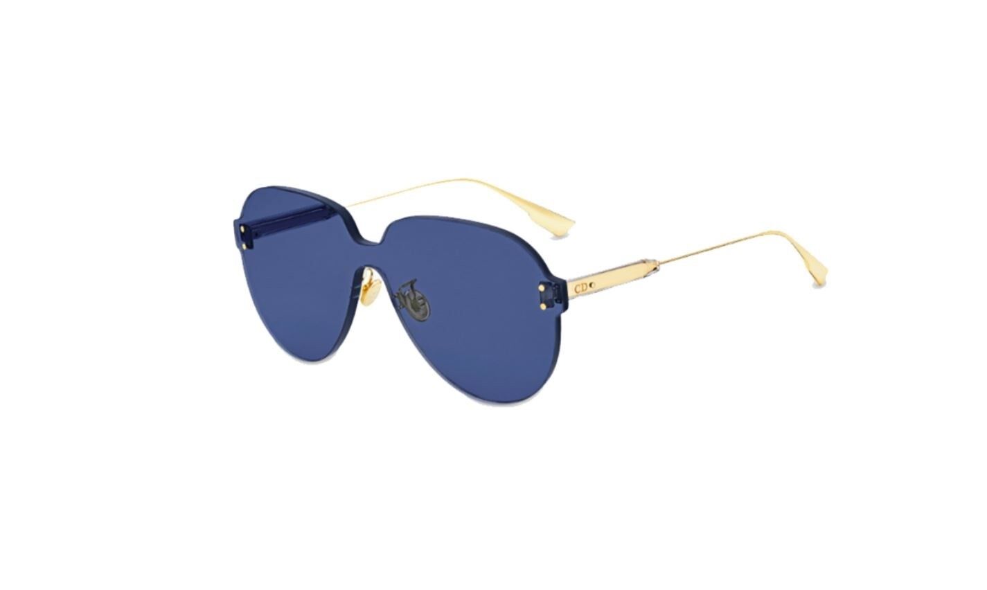Christian Dior Color Quake Gold Sunglasses for Women - Luxury Designer Shades with UV Protection - Perfect for Beach, Driving & Fashion Outfits