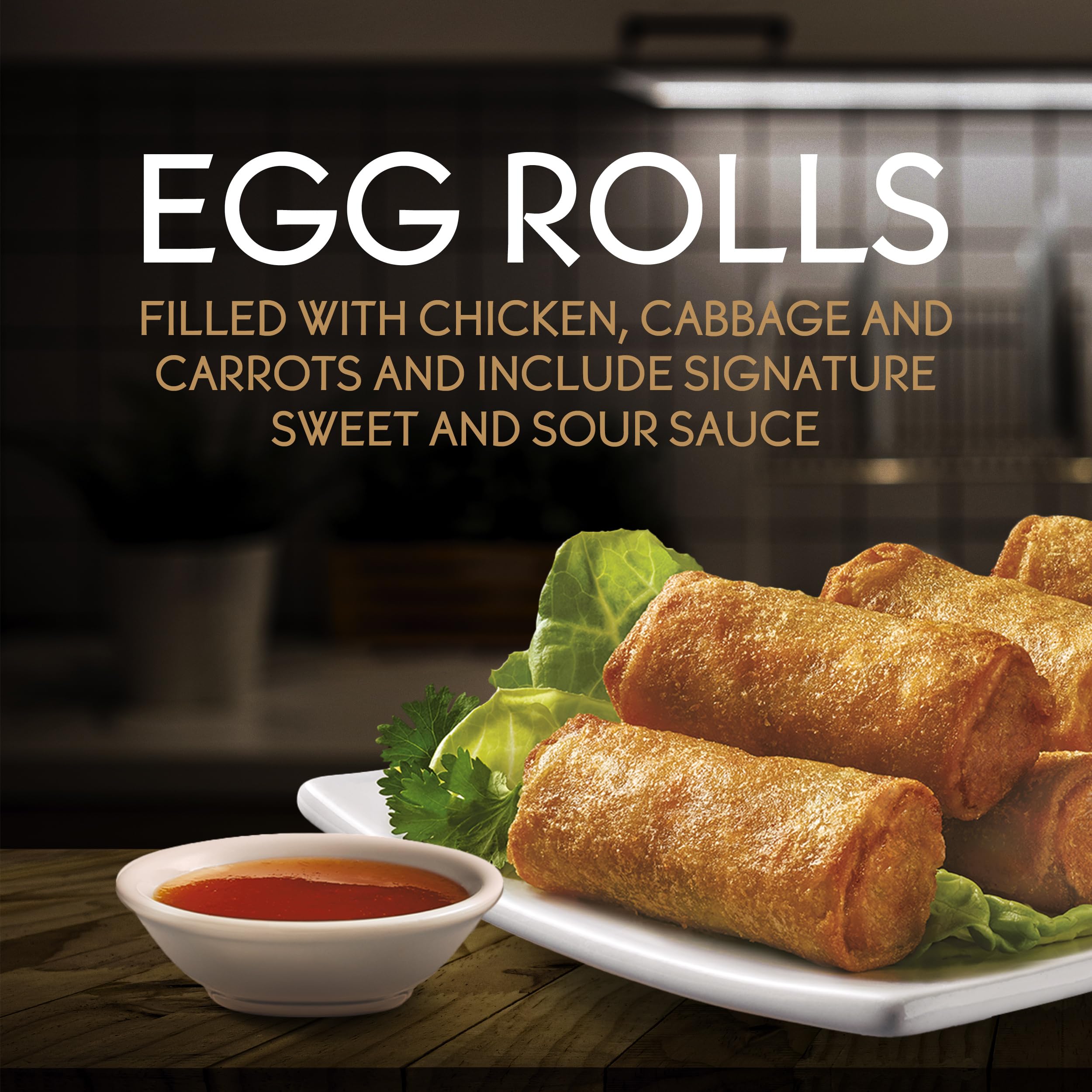 P.F. Chang's Home Menu Chicken Egg Rolls - Frozen Asian Appetizers (8.8 oz) - Perfect for Parties, Game Nights & Quick Snacks