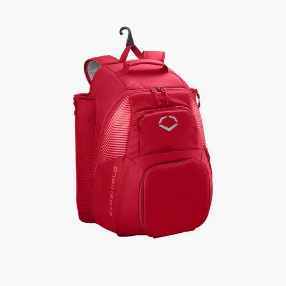 EvoShield Baseball Backpack with Bat Holder - Durable Sports Bag for Baseball Players, Coaches & Fans - Perfect for Training, Games & Travel