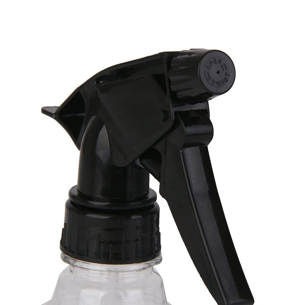 TWIREY 2 Pack Professional Empty Spray Bottles - Fine Mist for Hair Styling, Facial Hydration, Gardening & Cleaning - BPA Free Refillable Plastic Bottles for Home, Salon & Outdoor Use