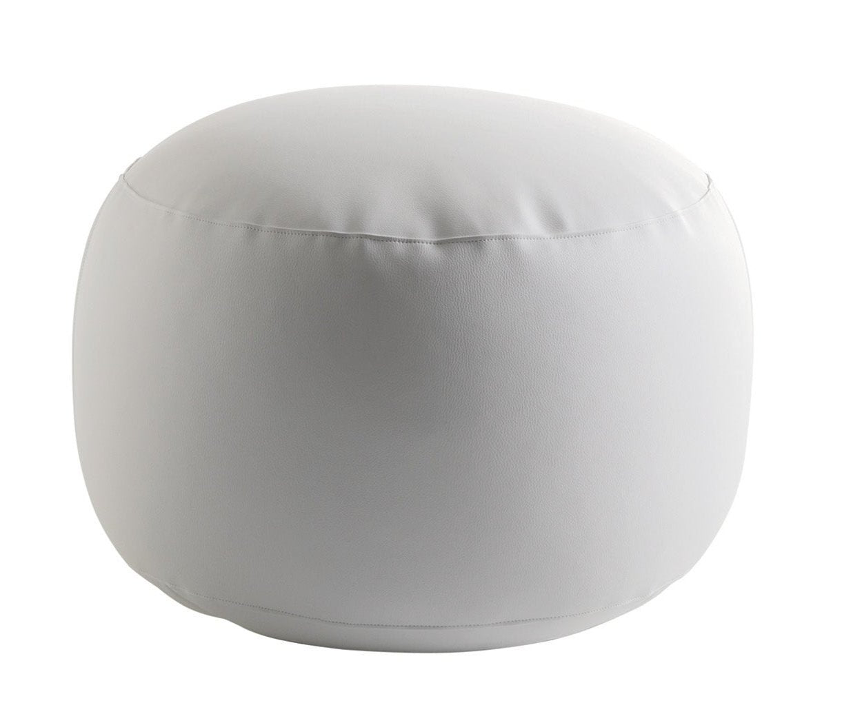 Casamania Pollon Ottoman - Modern Round Storage Footrest Pouf with Removable Cover for Living Room, Bedroom & Nursery - Perfect for Extra Seating, Footrest or Stylish Home Decor
