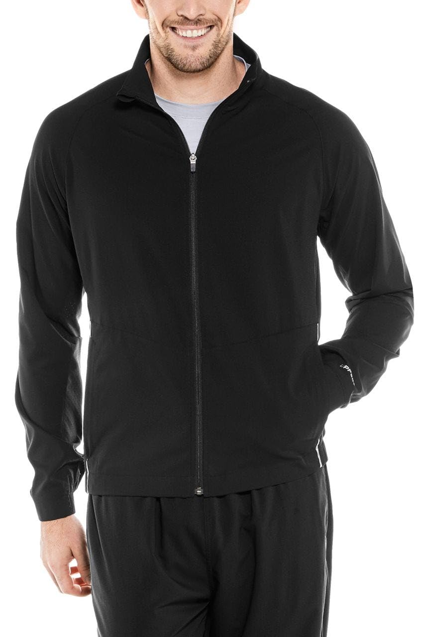 Coolibar UPF 50+ Men's Sun Protective Outpace Sport Jacket - Lightweight UV Protection for Hiking, Running & Outdoor Activities