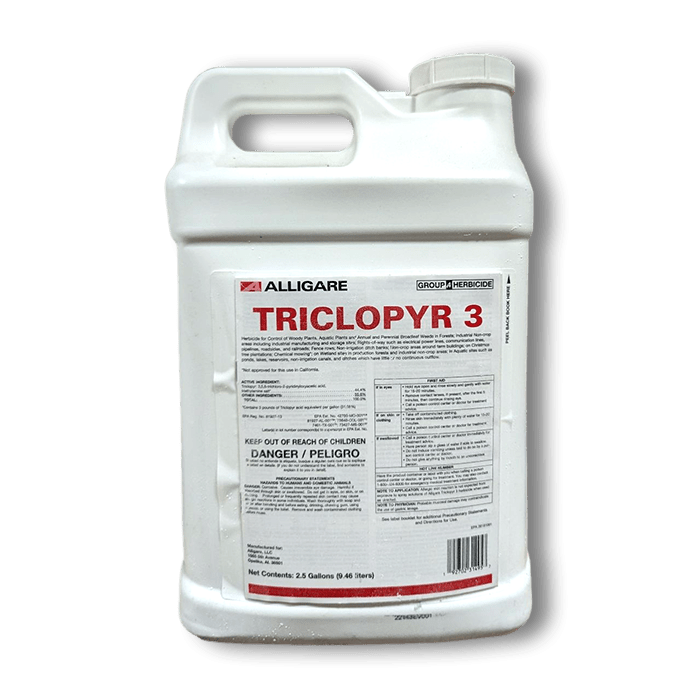 Alligare Triclopyr 3 Herbicide - Professional Weed Killer for Brush & Broadleaf Control - Ideal for Pastures, Rangeland, and Right-of-Way Maintenance