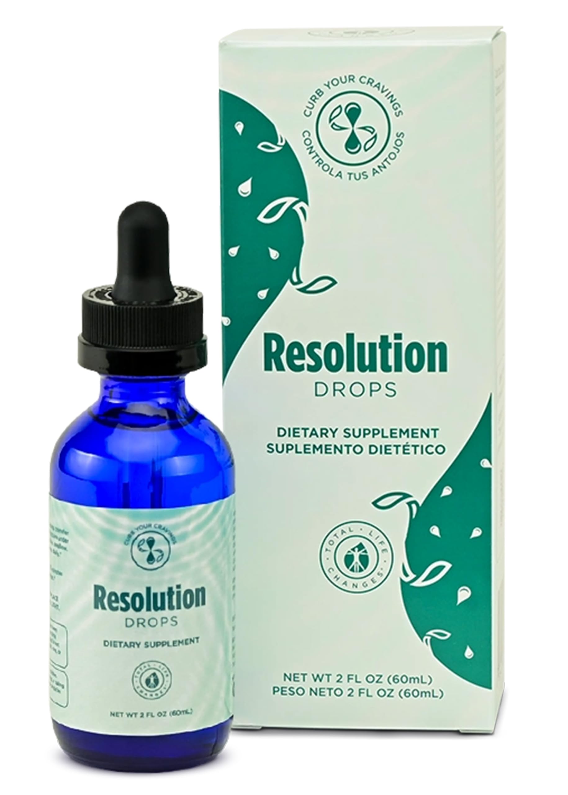 Resolution Drops - Natural Craving Control Supplement for Weight Management & Wellness, 2 fl oz - Supports Balanced Lifestyle & Healthy Transformation | Perfect for Daily Use, Fitness Routines & Stress Relief
