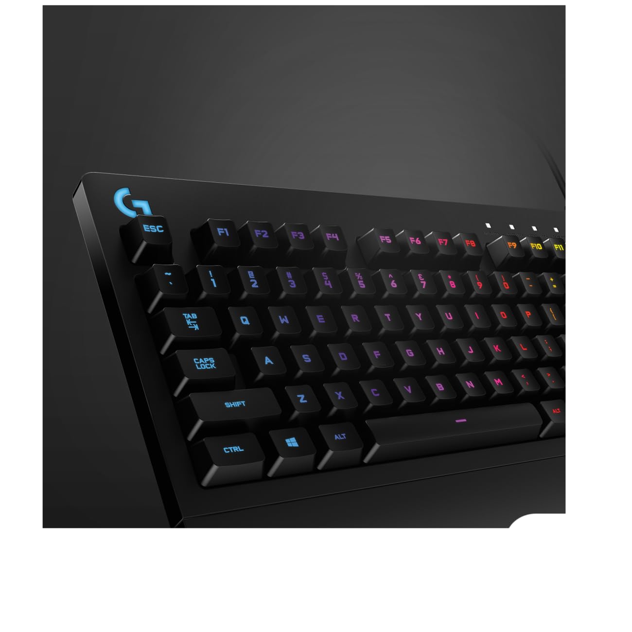 Logitech G213 Prodigy RGB Gaming Keyboard - Mechanical Feel, Spill-Resistant, Customizable Lighting - Perfect for PC Gaming, Typing & Office Work