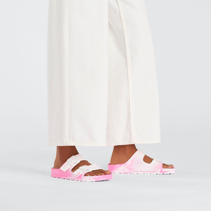 Birkenstock Arizona EVA Sandals in Multi Candy Pink - Comfortable & Lightweight for Beach, Pool, and Summer Outings