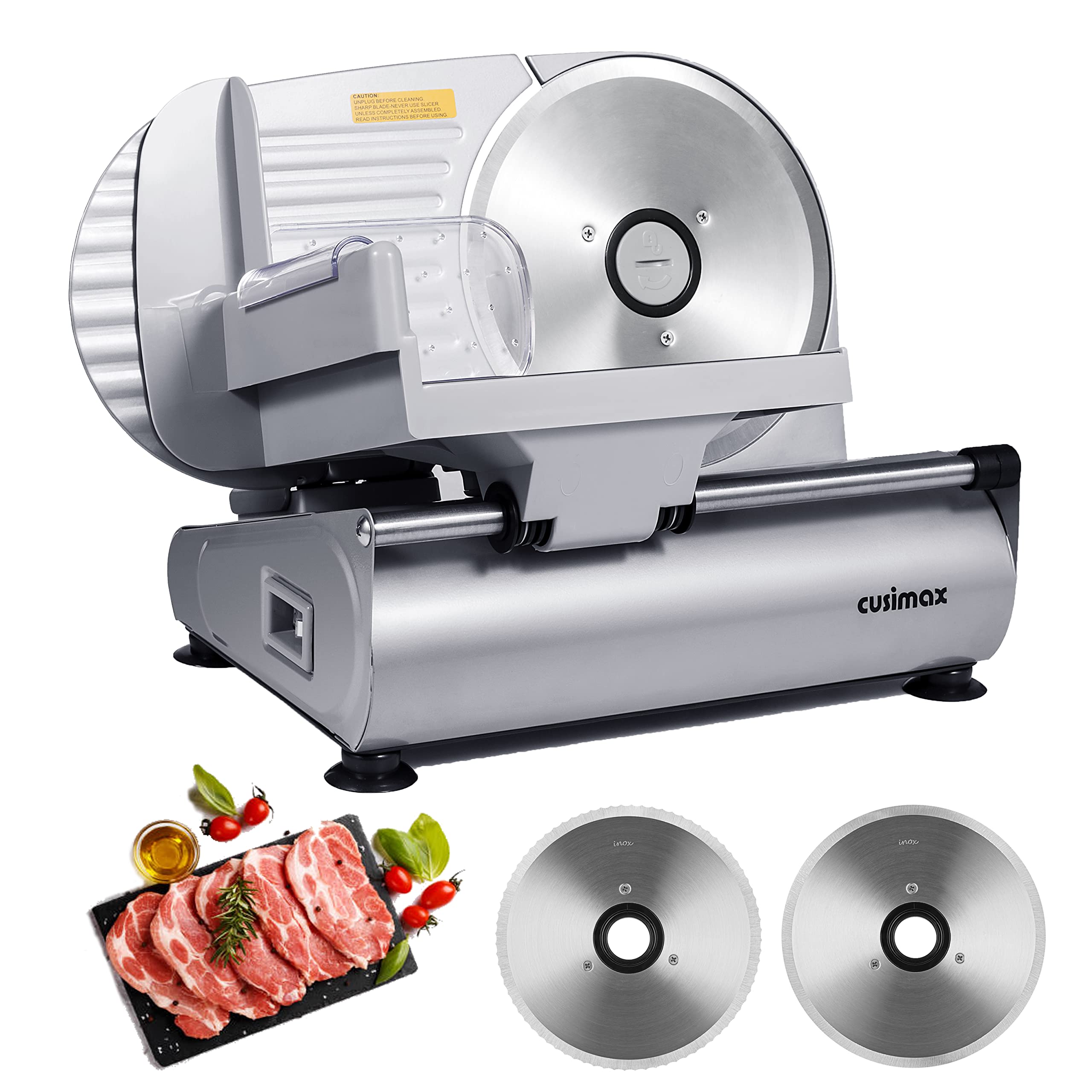 CUSIMAX Electric Meat Slicer - 7.5