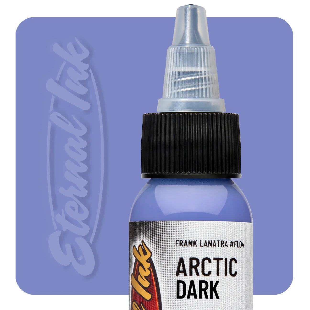 Arctic Dark Eternal Ink - 1 oz Bottle for Tattoo, Calligraphy & Permanent Marking | High-Quality, Long-Lasting Ink for Artists and Professionals