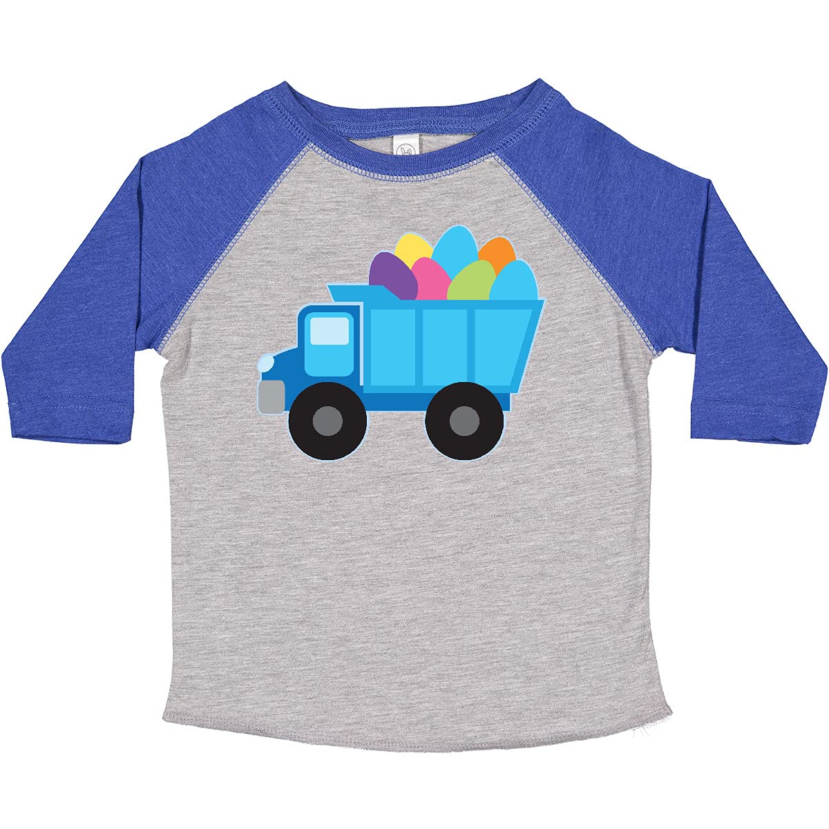 Inktastic Easter Egg Truck Boys Toddler T-Shirt - Cute Easter Outfit for Toddler Boys, Fun Holiday Gift for Kids