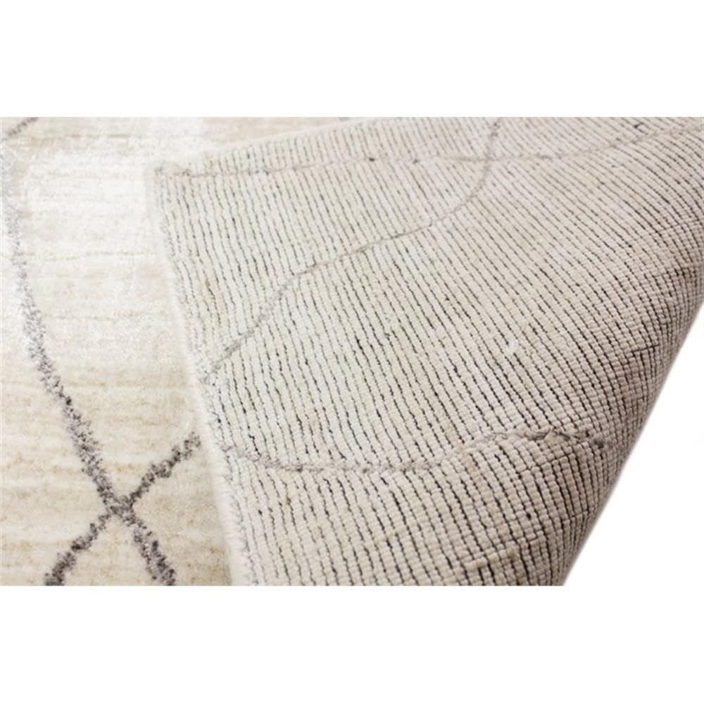 Bashian Terrain Hand Loomed Ivory Area Rug - Soft Bohemian Style Rug for Living Room, Bedroom & Nursery - Perfect for Home Decor and Cozy Spaces