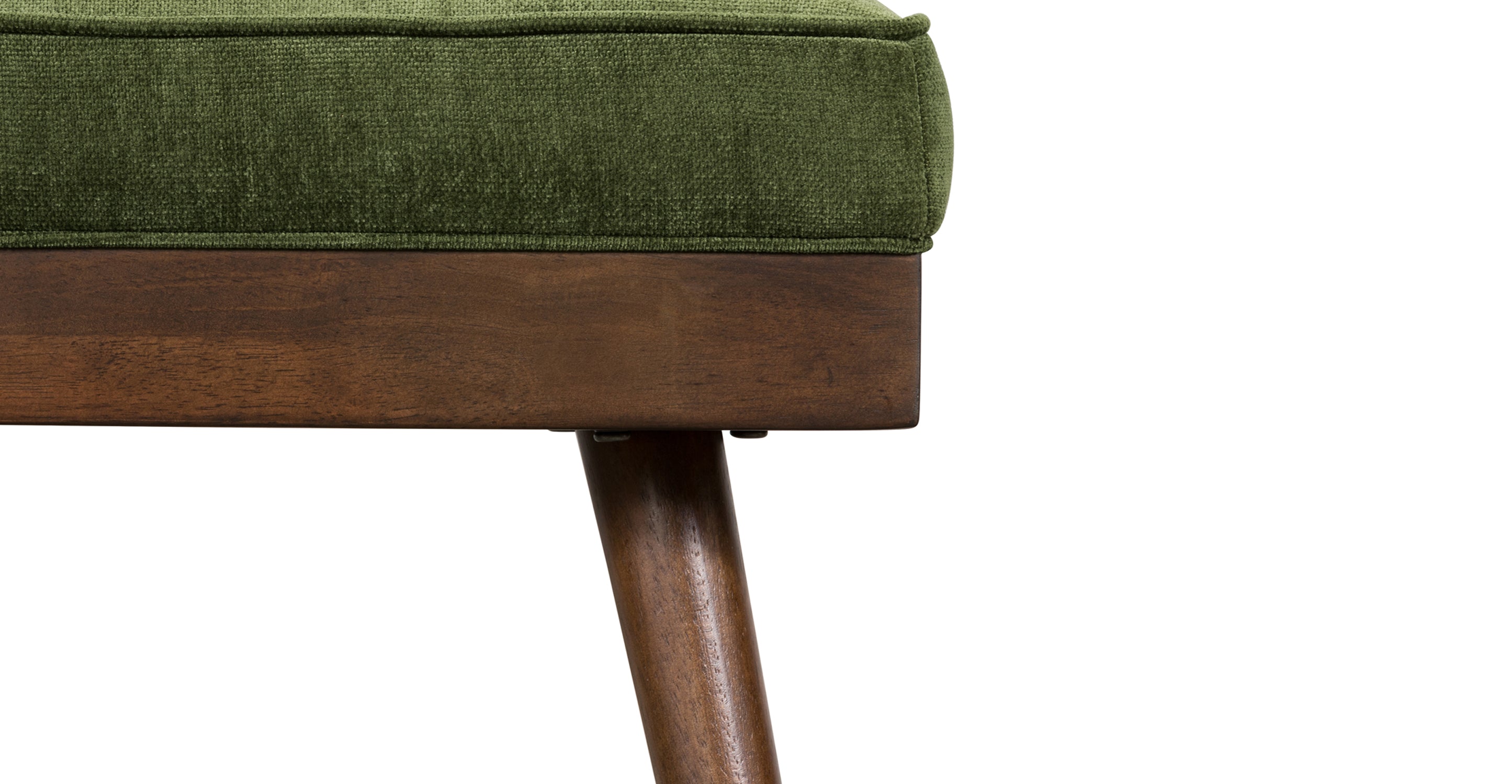 Luca Fabric Bench - Modern Upholstered Storage Ottoman with Removable Cushion | Perfect for Living Room, Bedroom & Entryway Seating & Organization