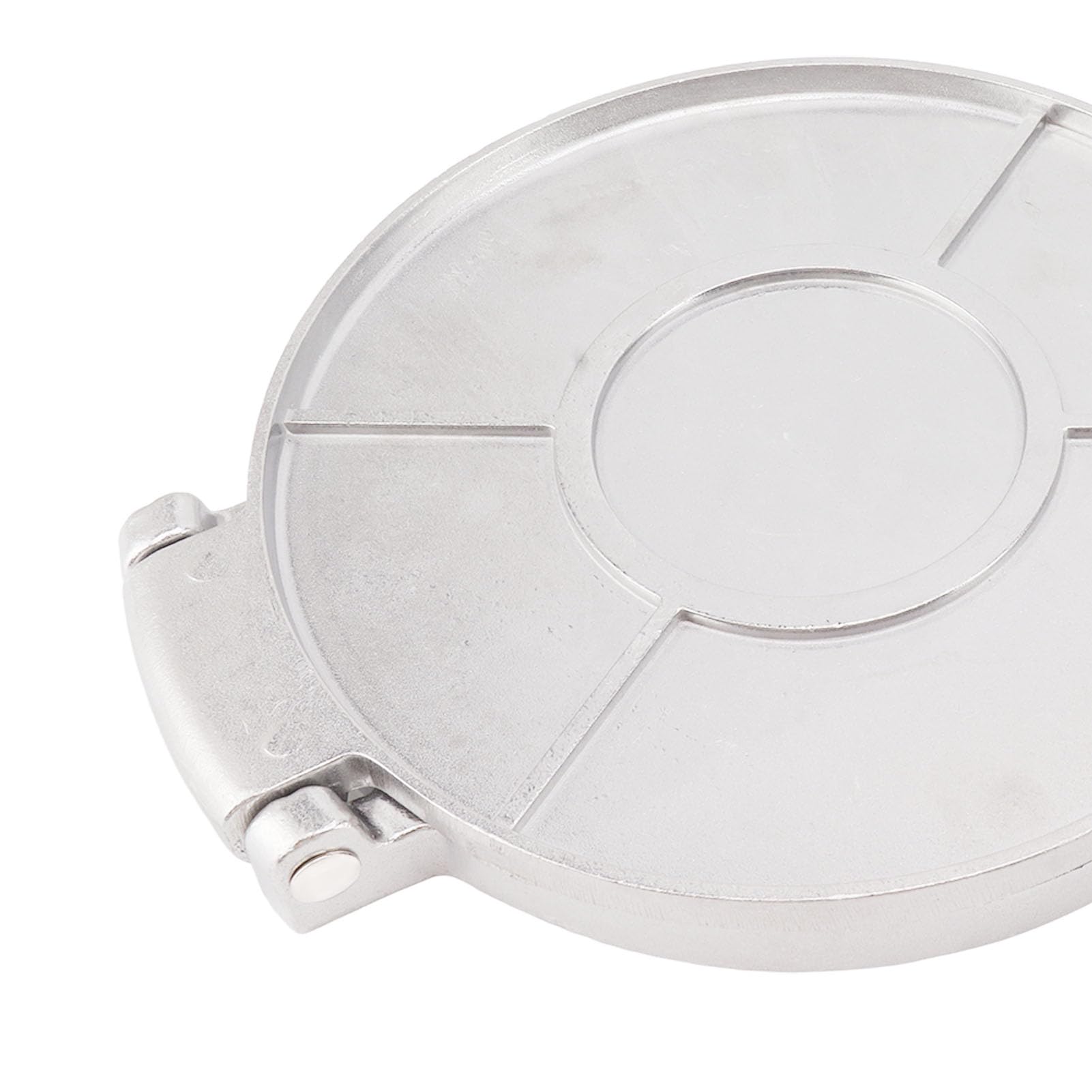**16cm Silver Tortilla Press Maker - Efficient Kitchen Tool for Homemade Tortillas, Tacos, Quesadillas & More**