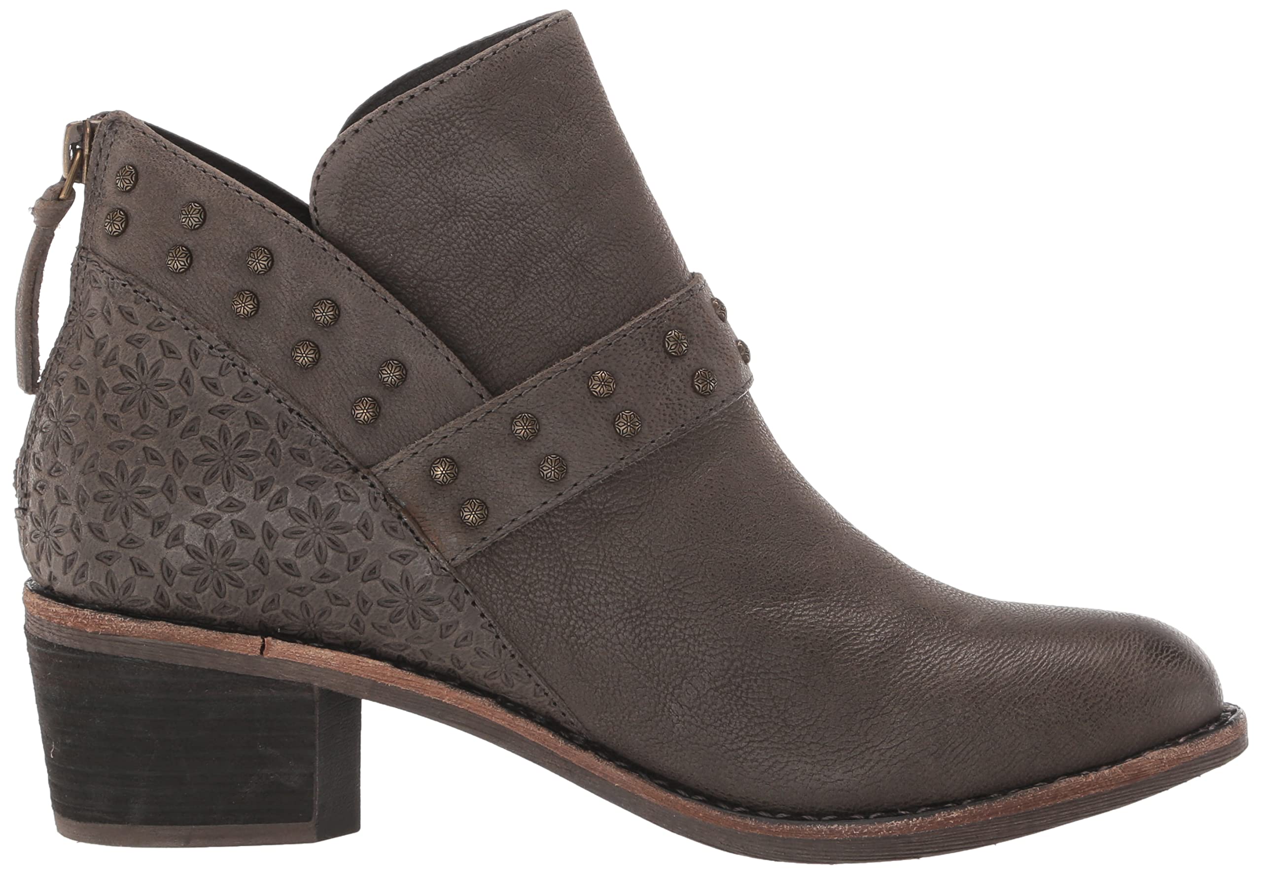 Women's Dark Grey Ankle Boots & Booties Size 7.5 - Stylish Fall & Winter Shoes for Casual Outfits, Office Wear & Date Nights