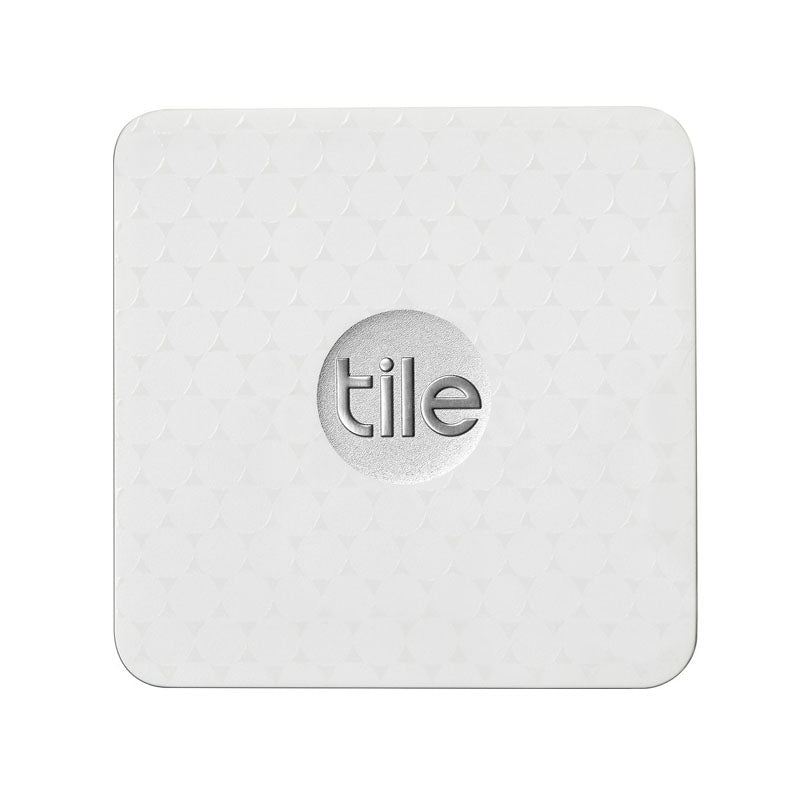 Tile Slim Bluetooth Tracker - Ultra Thin & Lightweight, Find Your Keys, Wallet & More - Perfect for Travel, Office & Everyday Use (White)
