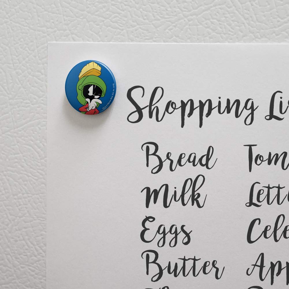 Looney Tunes Marvin The Martian Refrigerator Magnet - Funny Kitchen Decor for Fridge, Lockers & Office - Perfect Gift for Cartoon Fans & Home Organization