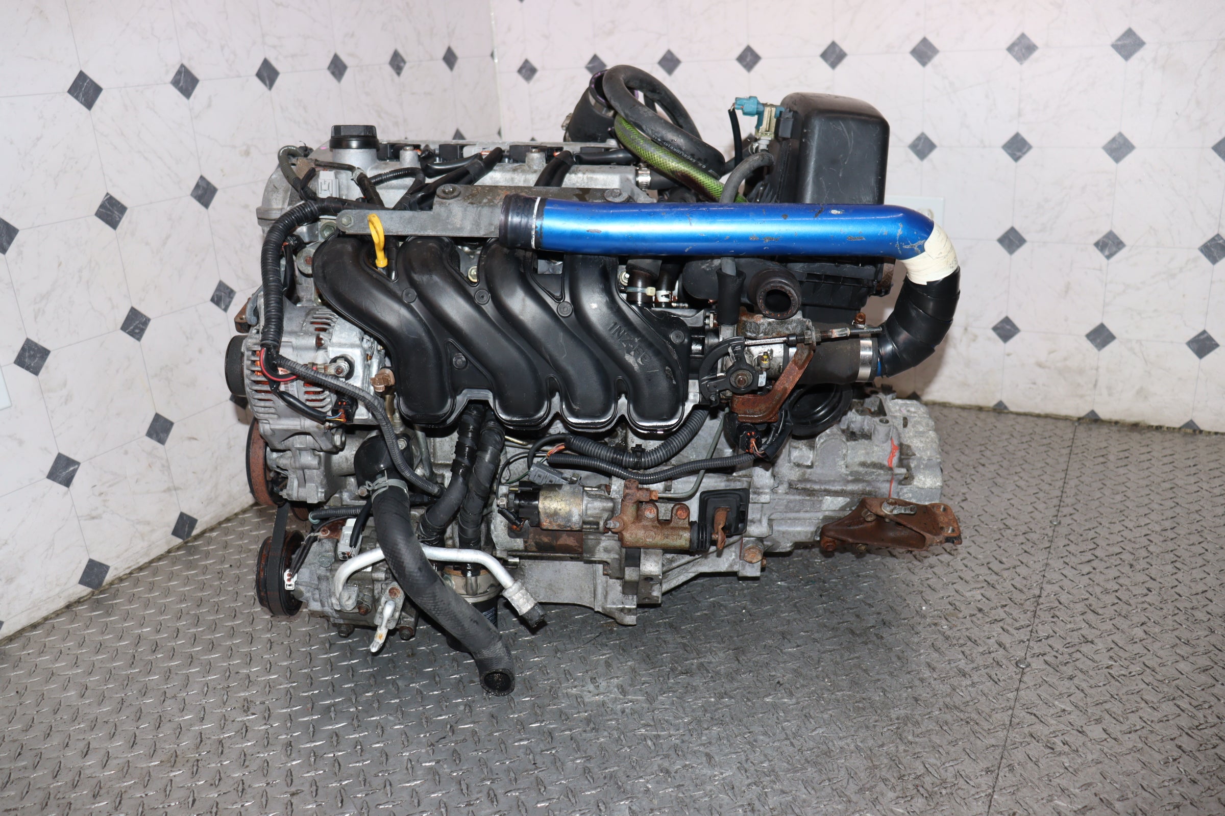 JDM 1NZ FET Turbo Engine & 5MT Vitz RS TRD Yaris 1.5L Performance Upgrade Kit - High-Performance Turbocharger & Manual Transmission for Toyota Yaris, Vitz - Perfect for Racing, Drifting & Street Tuning