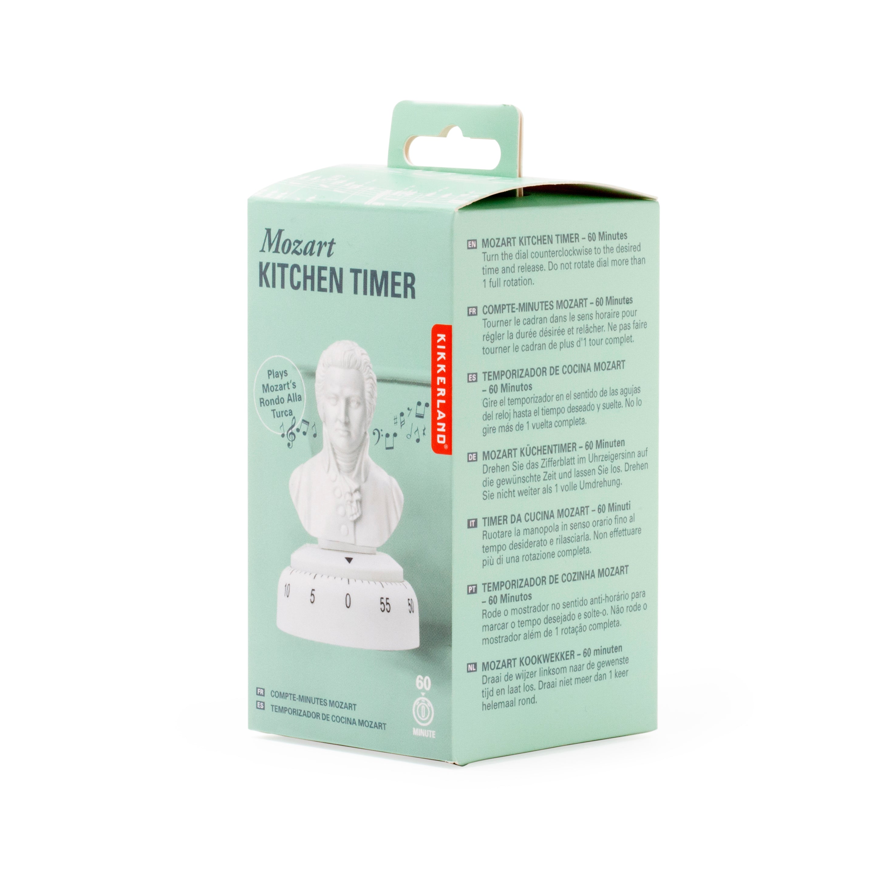 Mozart Kitchen Timer - Digital Cooking Timer with Magnetic Back & Loud Alarm - Perfect for Baking, Cooking, and Classroom Use