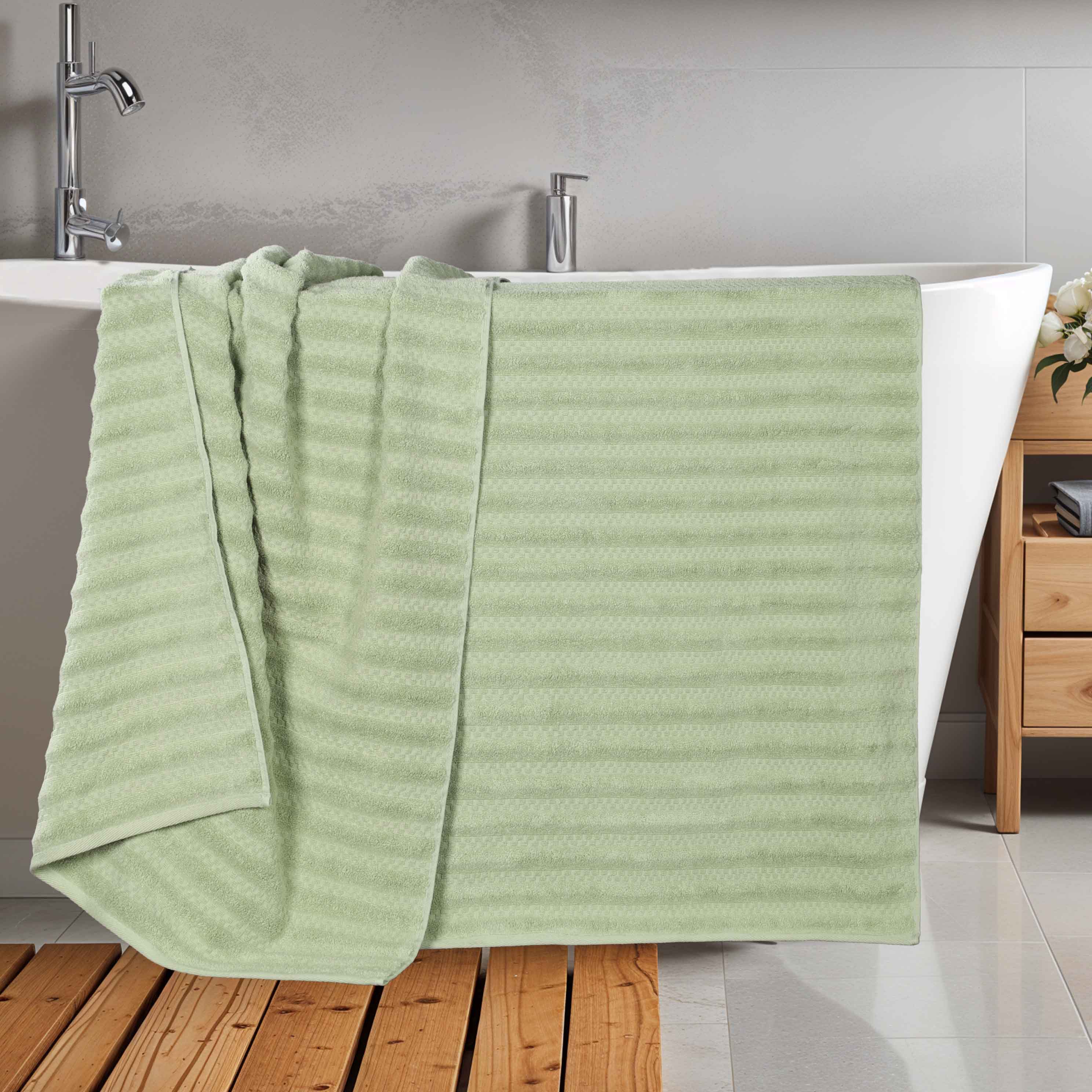 Premium Zero Twist Cotton Bath Sheets - Ultra Absorbent Medium Weight Towel Set of 2 | Soft Luxury Bath Towels for Spa, Hotel & Home Use