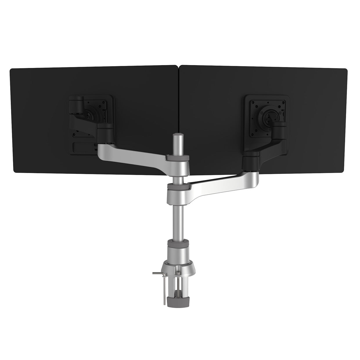 Ergonomic Dual Monitor Mount Stand - Adjustable VESA Desk Clamp for 13-32 Inch Screens (Zepher) - Perfect for Home Office, Gaming & Workspace Setup