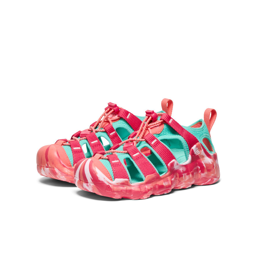 Big Kids' Hyperport H2 Sandal - Lightweight Water Shoes for Boys & Girls | Raspberry/Pool Blue | Perfect for Beach, Pool & Water Sports