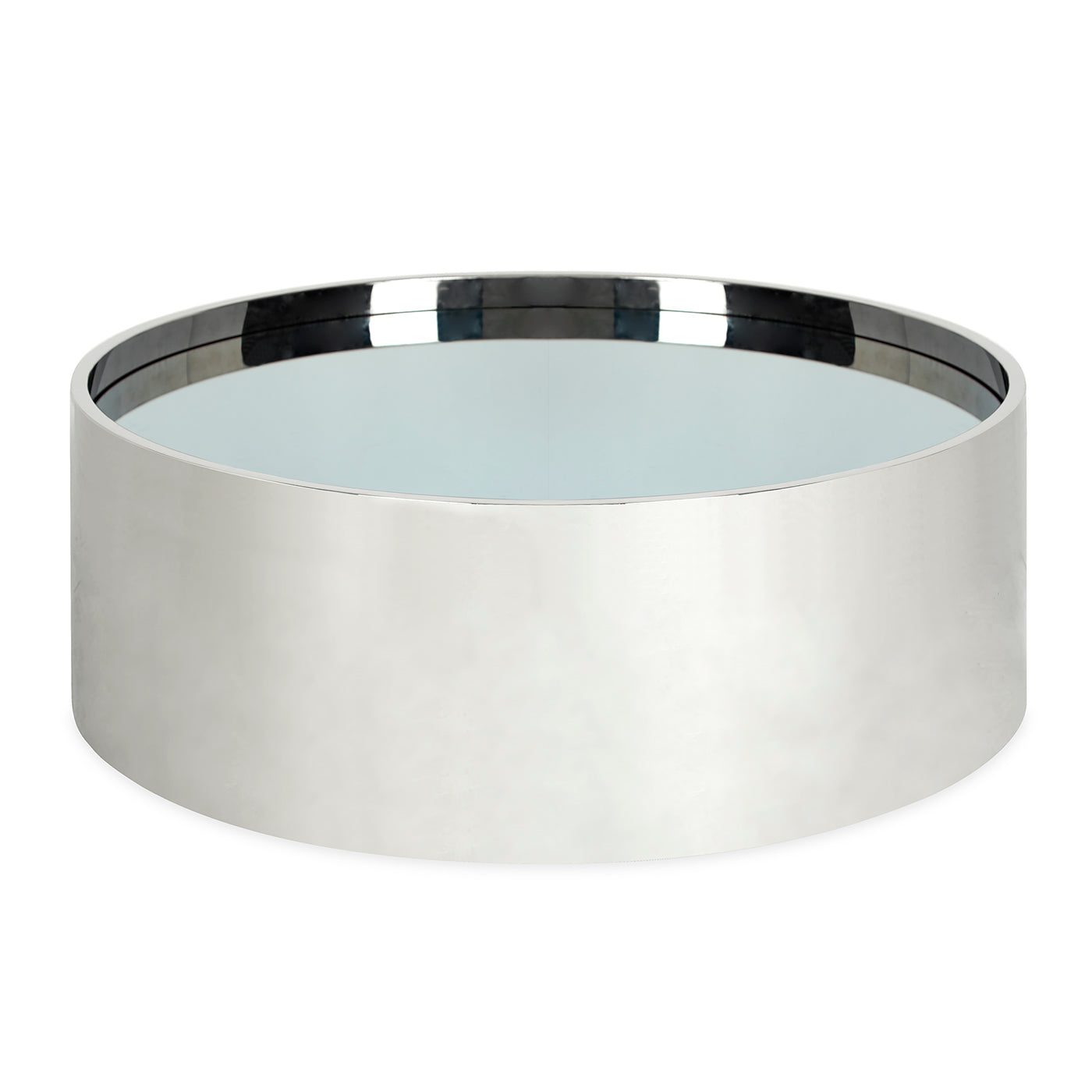Modern Alphaville Cocktail Table - Stylish Round Coffee Table for Living Room, Lounge & Bar - Perfect for Entertaining Guests & Small Space Decor