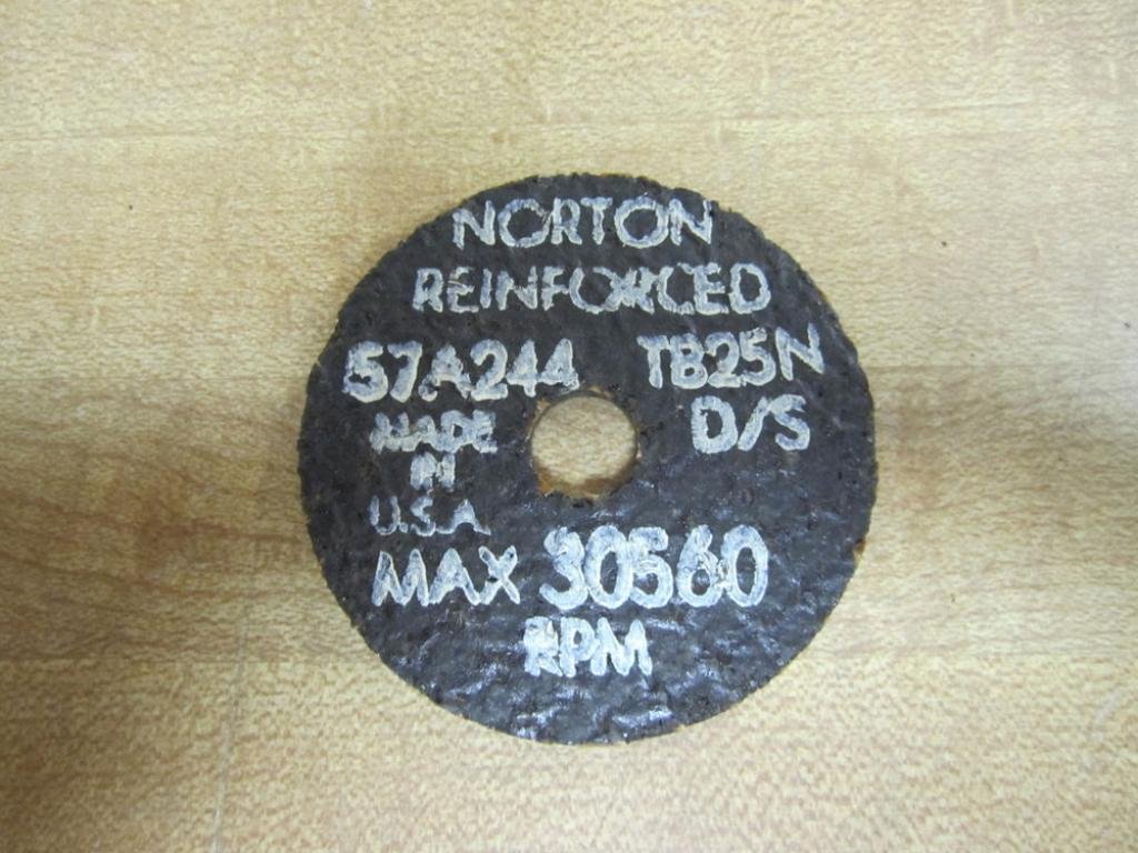 Norton 66243411403 High-Speed Grinding Wheels 30560 RPM - Pack of 5 for Metalworking, Woodworking & Industrial Applications