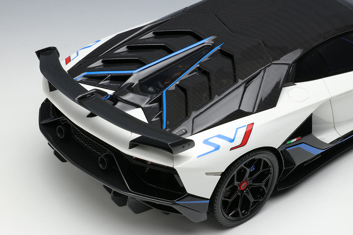 EIDOLON 1:18 Scale Lamborghini Aventador SVJ 63 2018 Carbon Fiber Model Car - Collectible Diecast Replica for Display & Racing Enthusiasts