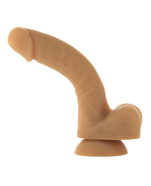 Flexible 8in Caramel Andrew Silicone Bendable Dong - Realistic Adult Toy for Couples & Solo Play, Perfect for Spicing Up Your Intimate Moments