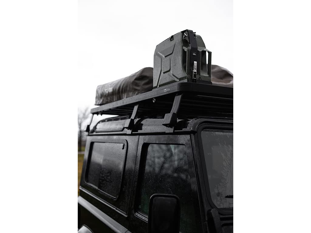 Single Jerry Can Holder - Heavy Duty Metal Gas Can Holder for Trucks, Jeeps & Off-Road Vehicles - Secure Storage Solution for Camping, Emergency Prep & Outdoor Adventures