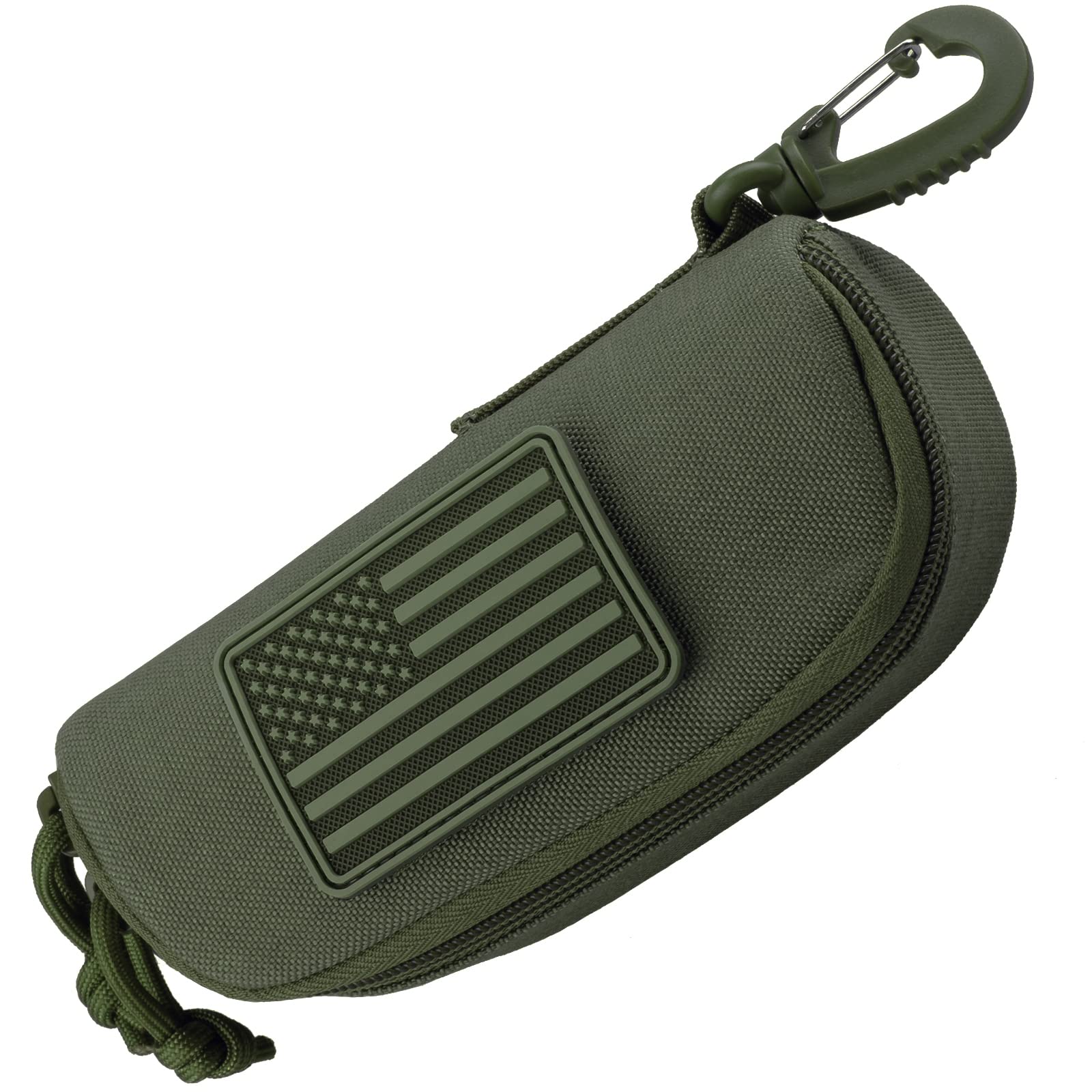 WYNEX Tactical MOLLE Glasses Pouch - Shockproof Eyeglass Hard Case for Sunglasses & Prescription Glasses - Perfect for Military, Hiking, Camping & Outdoor Activities