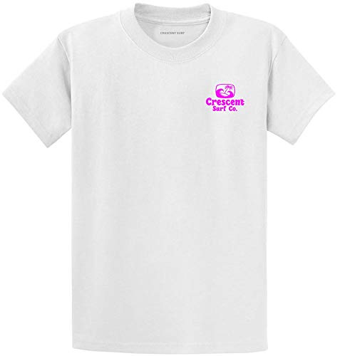 White / Pink Crescent Surf